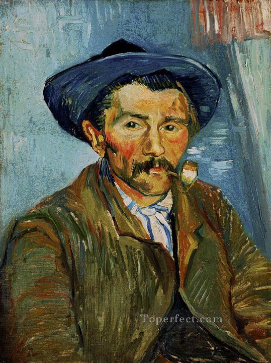 El campesino fumador Vincent van Gogh Pintura al óleo